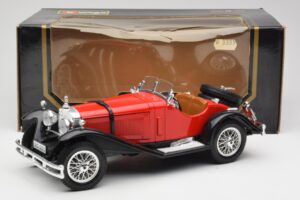 Mercedes SSK Raudonas & Juodas Bburago 1:18 3009-M1 Metalas - nuotrauka 6 iš 6