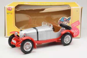 Mercedes SSK Sidabrinis & Raudonas Bburago 1:18 3009-M2 Metalas - nuotrauka 6 iš 6