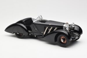 Mercedes SSK Trossi The Black Prince CMC 1:18 M-225 Metalas - nuotrauka 4 iš 6