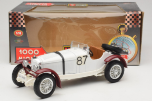 Mercedes SSKL #87 R. Caracciola Mille Miglia 1931 Bburago 1:18 3202 Metalas - nuotrauka 6 iš 6