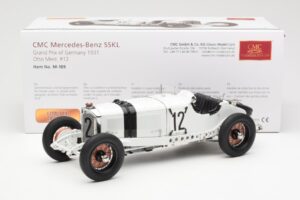 Mercedes SSKL #12 O. Merz German GP 1931 CMC 1:18 M-189 Metalas - nuotrauka 6 iš 6