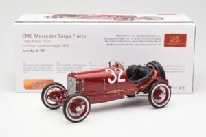 Mercedes #32 C. Lautenschlager / Traub Targa Florio 2nd Place 1924 CMC 1:18 M-187 Metalas - nuotrauka 6 iš 6