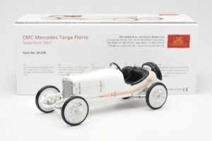 Mercedes Targa Florio Baltas CMC 1:18 M-206 Metalas - nuotrauka 6 iš 6