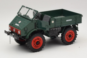Mercedes Unimog 401 Žalias Schuco 1:18 135 Metalas - nuotrauka 2 iš 8