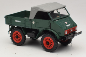 Mercedes Unimog 401 Žalias Schuco 1:18 135 Metalas - nuotrauka 6 iš 8