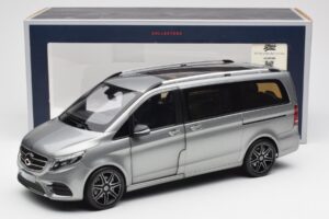 Mercedes V-Class W447 AMG Line Pilkas Metalinis Norev 1:18 183488 Metalas - nuotrauka 9 iš 9