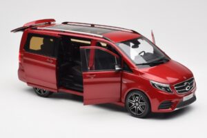Mercedes V-Class W447 Designo Hyacinth Raudonas Metalinis Norev 1:18 B66004166 Metalas - nuotrauka 4 iš 7
