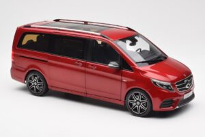 Mercedes V-Class W447 Designo Hyacinth Raudonas Metalinis Norev 1:18 B66004166 Metalas - nuotrauka 5 iš 7
