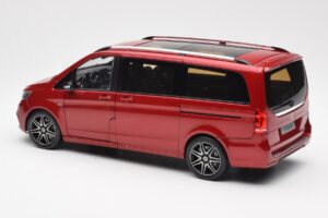 Mercedes V-Class W447 Designo Hyacinth Raudonas Metalinis Norev 1:18 B66004166 Metalas - nuotrauka 6 iš 7