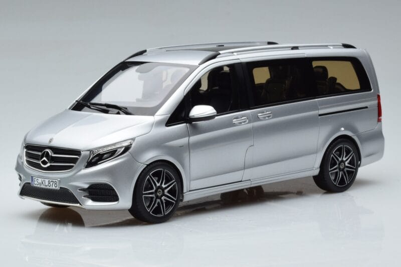 Mercedes V-Class V260 AMG Line Sidabrinis Norev 1:18 183871 Metalas