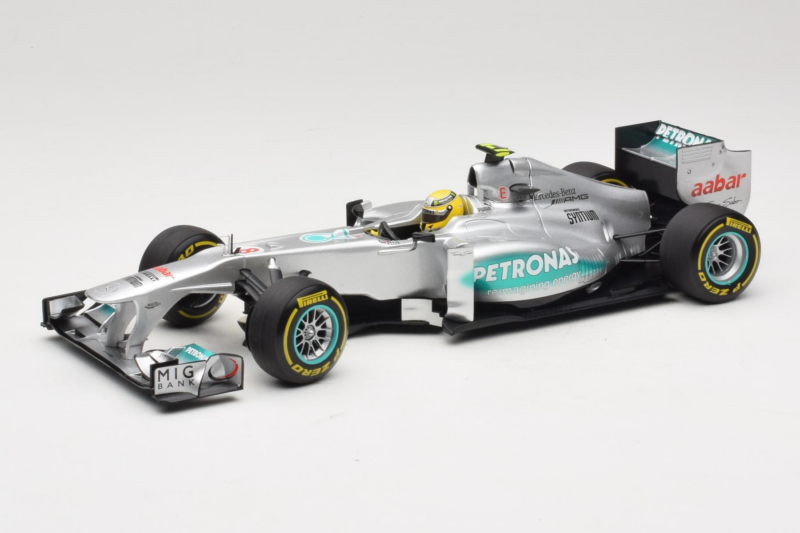 Mercedes W03 #8 N. Rosberg Mercedes AMG Petronas Showcar 2012 Minichamps 1:18 110120078 Metalas