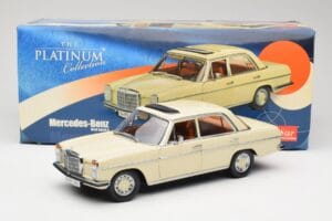 Mercedes W115 Strich 8 Kreminis Sun Star 1:18 4581 Metalas - nuotrauka 8 iš 8