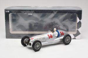 Mercedes W125 #14 Daimler-Benz AG M. von Brauchitsch 2nd Place German GP 1937 Minichamps 1:18 155373114 Metalas - nuotrauka 6 iš 6