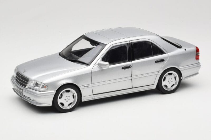 Mercedes C36 AMG W202 Silver Metallic Norev 1:18 183380 Metalas