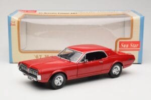 Mercury Cougar XR-7 Raudonas Sun Star 1:18 1541 Metalas - nuotrauka 8 iš 8