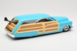 Mercury Merc Woodie Mėlynas Hot Wheels 1:18 27806 Metalas - nuotrauka 3 iš 8