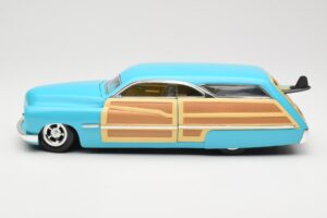 Mercury Merc Woodie Mėlynas Hot Wheels 1:18 27806 Metalas - nuotrauka 4 iš 8