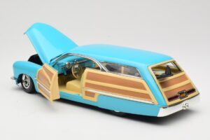 Mercury Merc Woodie Mėlynas Hot Wheels 1:18 27806 Metalas - nuotrauka 5 iš 8