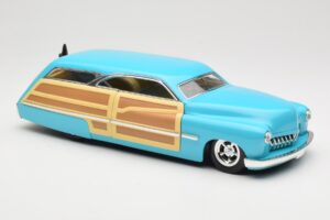 Mercury Merc Woodie Mėlynas Hot Wheels 1:18 27806 Metalas - nuotrauka 6 iš 8