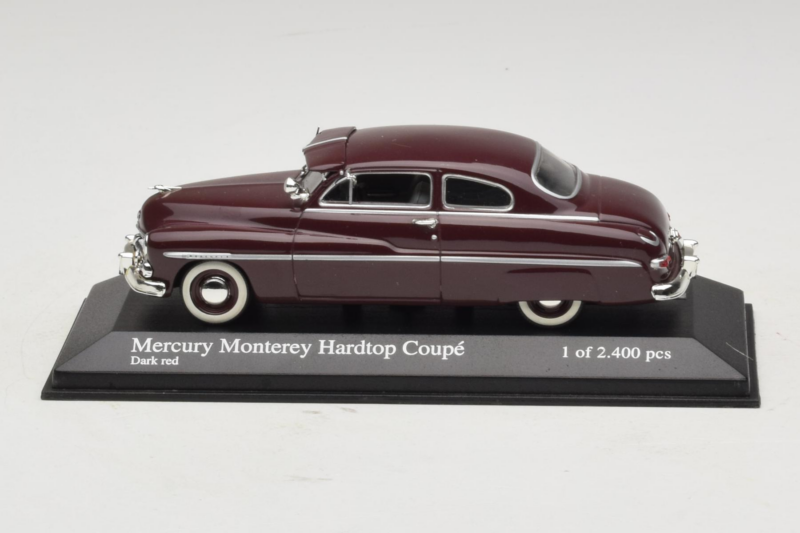 Mercury Monterey Tamsiai Raudonas Minichamps 1:43 400082400 Metalas