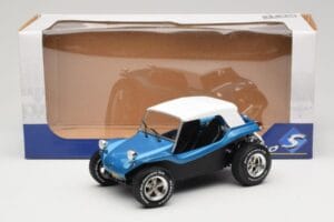 Meyers Manx Mėlynas Minkštas Stogas Solido 1:18 S1802701 Metalas - nuotrauka 6 iš 6
