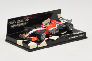 MF1 M16 #18 T. Monteiro MF1 Racing Showcar 2006 Minichamps 1:43 400060088 Metalas - nuotrauka 2 iš 5