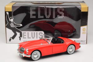MG A 1600 Roadster Mk I Elvis Presley Blue Hawaii Movie GreenLight 1:18 13524 Metalas - nuotrauka 8 iš 8