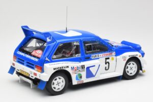 MG Metro 6R4 #5 T. Pond / R. Arthur Rally Monte Carlo 1986 Sun Star 1:18 5537 Metalas - nuotrauka 3 iš 8