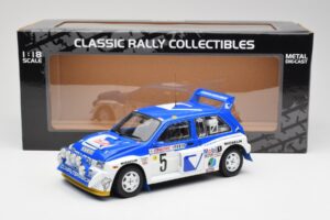 MG Metro 6R4 #5 T. Pond / R. Arthur Rally Monte Carlo 1986 Sun Star 1:18 5537 Metalas - nuotrauka 8 iš 8