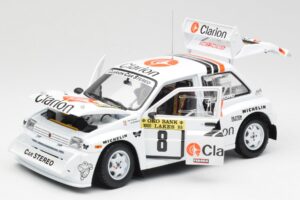 MG Metro 6R4 #8 P. Eklund / D. Whittock Rally Finland 1986 Sun Star 1:18 5536 Metalas - nuotrauka 2 iš 8