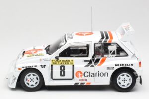 MG Metro 6R4 #8 P. Eklund / D. Whittock Rally Finland 1986 Sun Star 1:18 5536 Metalas - nuotrauka 4 iš 8