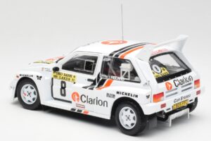 MG Metro 6R4 #8 P. Eklund / D. Whittock Rally Finland 1986 Sun Star 1:18 5536 Metalas - nuotrauka 7 iš 8