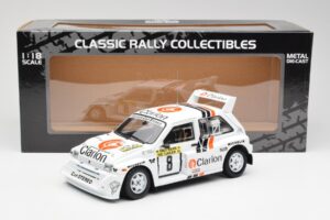 MG Metro 6R4 #8 P. Eklund / D. Whittock Rally Finland 1986 Sun Star 1:18 5536 Metalas - nuotrauka 8 iš 8
