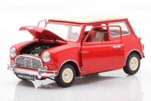 Mini Cooper 1275 S Raudonas Kyosho 1:18 8840 Metalas - nuotrauka 2 iš 8