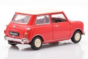 Mini Cooper 1275 S Raudonas Kyosho 1:18 8840 Metalas - nuotrauka 3 iš 8