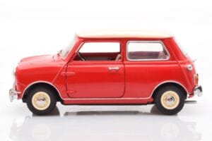 Mini Cooper 1275 S Raudonas Kyosho 1:18 8840 Metalas - nuotrauka 4 iš 8