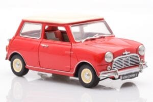 Mini Cooper 1275 S Raudonas Kyosho 1:18 8840 Metalas - nuotrauka 6 iš 8