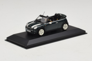 Mini Cooper Kabrioletas Žalias su Balta Juostele Minichamps 1:43 80420309093-R1 Metalas - nuotrauka 2 iš 5