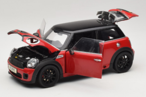 Mini Cooper John Cooper Works R56 Raudonas & Juodas Kyosho 1:18 80430419909 Metalas - nuotrauka 2 iš 8