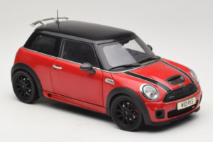 Mini Cooper John Cooper Works R56 Raudonas & Juodas Kyosho 1:18 80430419909 Metalas - nuotrauka 6 iš 8