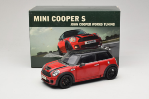 Mini Cooper John Cooper Works R56 Raudonas & Juodas Kyosho 1:18 80430419909 Metalas - nuotrauka 8 iš 8