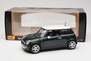 Mini Cooper Mk7 Žalias Maisto 1:18 7271336 Metalas - nuotrauka 8 iš 8