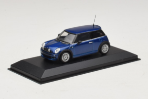 Mini Cooper One R50 Aero Mėlynas Minichamps 1:43 431138270 Metalas - nuotrauka 2 iš 4