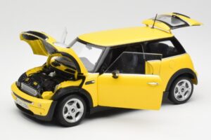 Mini Cooper One R50 Aerodinaminis Paketas Geltonas Kyosho 1:18 80430148553 Metalas - nuotrauka 2 iš 8
