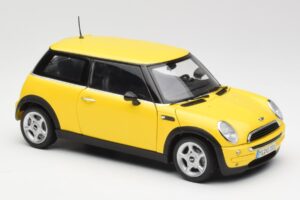 Mini Cooper One R50 Aerodinaminis Paketas Geltonas Kyosho 1:18 80430148553 Metalas - nuotrauka 6 iš 8