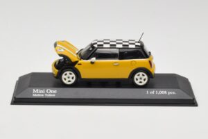 MINI One R50 Geltonas Minichamps 1:43 431138104 Metalas - nuotrauka 2 iš 5
