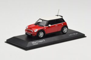 MINI Cooper S R53 Raudonas Minichamps 1:43 431138200 Metalas - nuotrauka 2 iš 5