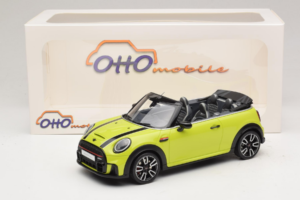 Mini JCW Cabrio F57 Zesty Yellow C5H Otto 1:18 OT1303 Derva - nuotrauka 6 iš 6