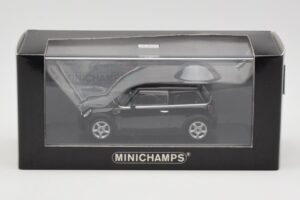 Mini One R50 Juodas Su Juodu Stogu Minichamps 1:43 MINI005 Metalas - nuotrauka 4 iš 5