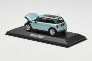 Mini One R50 Šviesiai Žalia Su Šviesiai Žaliu Stogu Minichamps 1:43 MINI003 Metalas - nuotrauka 3 iš 4